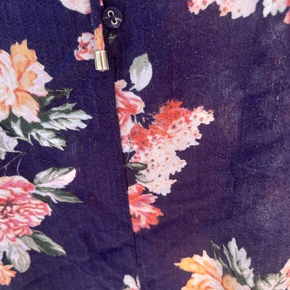 BUFFALO DAVID BRITTON Floral Peasant Top - Picture 3 of 7